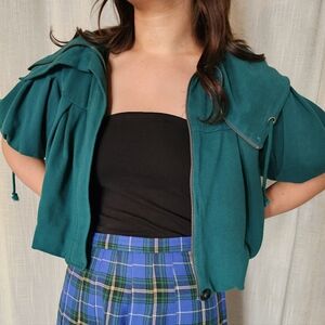 MM Couture by Miss Me Cropped Bolero Sweater Jacket